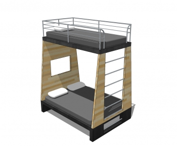 Modern Bunk Bed-ID:211047893