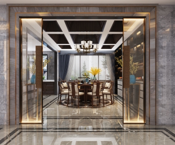 New Chinese Style Dining Room-ID:944410098