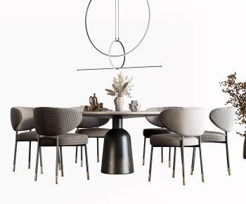 Modern Dining Table And Chairs-ID:529473072