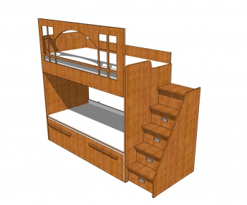 Modern Bunk Bed-ID:496184118