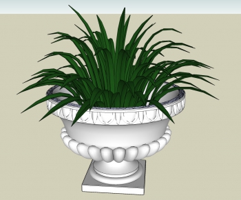 European Style Potted Green Plant-ID:743442069