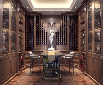American Style Wine Cellar/Wine Tasting Room-ID:918076046