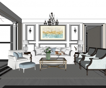 American Style A Living Room-ID:515993122