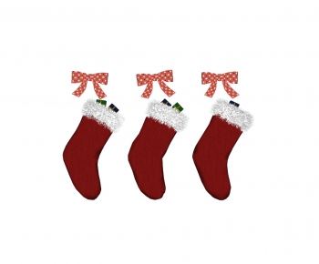 欧式圣诞装饰袜子挂件-ID:221823931
