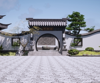 Chinese Style Courtyard/landscape-ID:257842062
