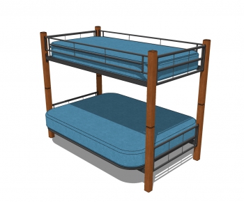 Modern Bunk Bed-ID:437582972