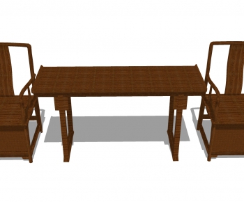 Chinese Style Leisure Table And Chair-ID:719369894