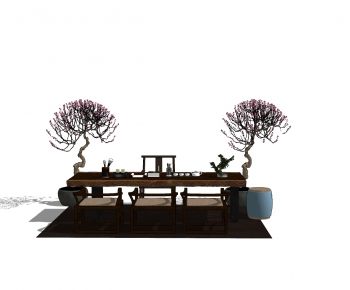 Chinese Style Leisure Table And Chair-ID:278677941