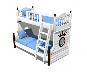 Modern Bunk Bed-ID:534924031