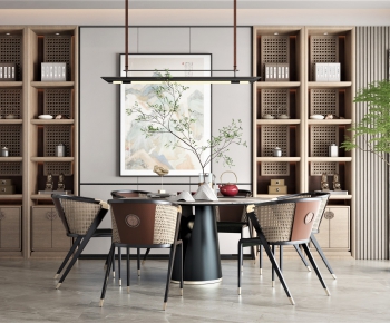 New Chinese Style Dining Room-ID:920942077