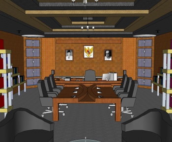 Modern Meeting Room-ID:738621954
