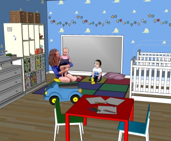 Modern Children's Room-ID:685398102