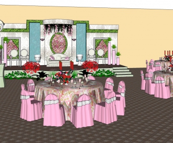 Modern Banquet Hall-ID:370189911
