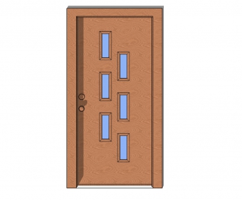 Modern Solid Wood Door-ID:626730912