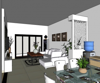 Modern A Living Room-ID:212455036