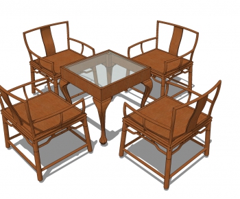 New Chinese Style Tea Tables And Chairs-ID:711354978
