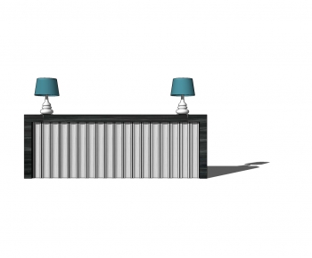 New Chinese Style Reception Desk-ID:562614924