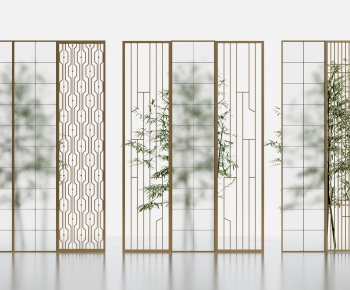 Modern Glass Screen Partition-ID:749284986