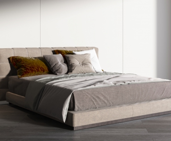 Modern Double Bed-ID:826226009