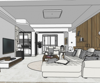 Modern A Living Room-ID:527776965