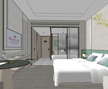 New Chinese Style Bedroom-ID:217011067