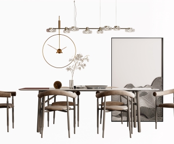 Nordic Style Dining Table And Chairs-ID:949919944