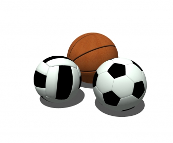 现代足球篮球排球组合-ID:460778005