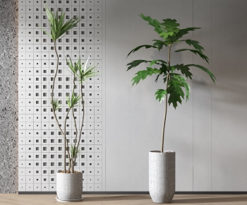 Modern Potted Green Plant-ID:830461037