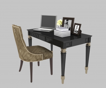 American Style Computer Desk And Chair-ID:440251113