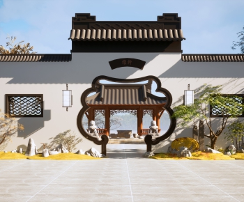 Chinese Style Courtyard/landscape-ID:167973043