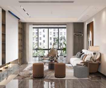 Modern A Living Room-ID:963715087