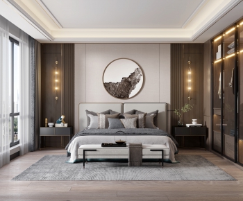 New Chinese Style Bedroom-ID:799262051