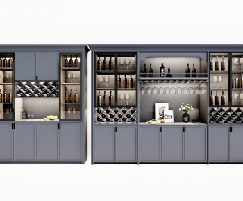 American Style Wine Cabinet-ID:267115129