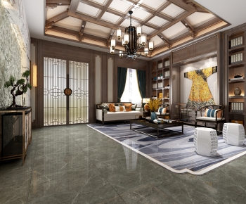 New Chinese Style Lobby Hall-ID:791431901