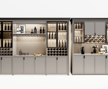 Simple European Style Wine Cabinet-ID:779712925