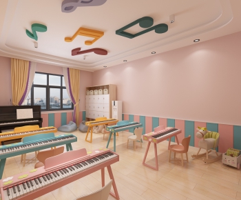 现代儿童幼儿园钢琴室-ID:868053915