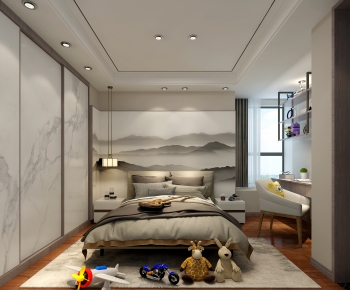 New Chinese Style Children's Room-ID:500550038