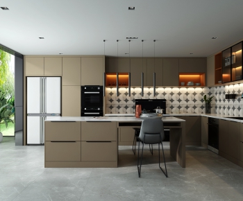 Modern Open Kitchen-ID:773561018