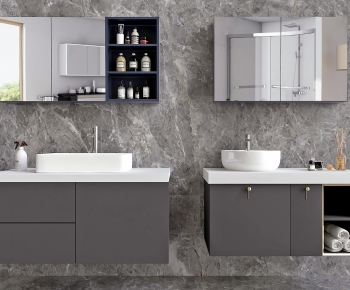 Modern Bathroom Cabinet-ID:253782997