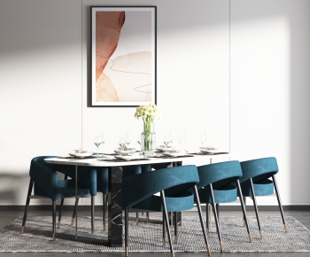 Modern Dining Table And Chairs-ID:877228022