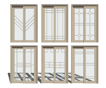 Modern Sliding Door-ID:350809165