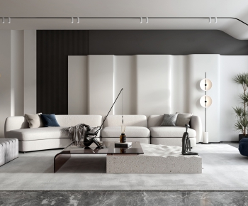 Wabi-sabi Style A Living Room-ID:718727117