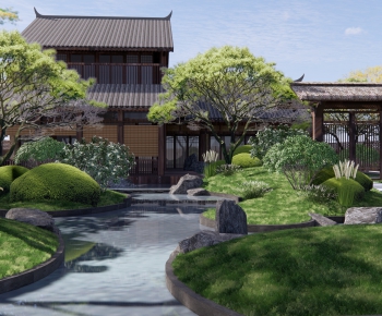 Japanese Style Courtyard/landscape-ID:261271008