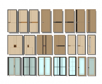 Modern Sliding Door-ID:450228937