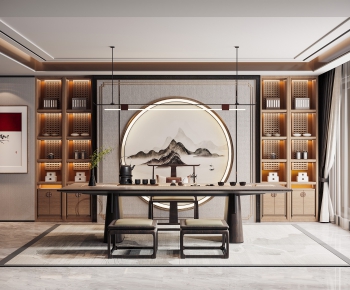 New Chinese Style Tea House-ID:962816959