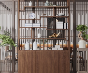 New Chinese Style Shelving-ID:681615116