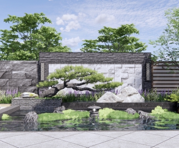 New Chinese Style Courtyard/landscape-ID:468817954