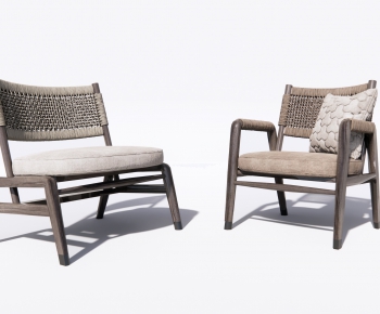 Wabi-sabi Style Lounge Chair-ID:553117993