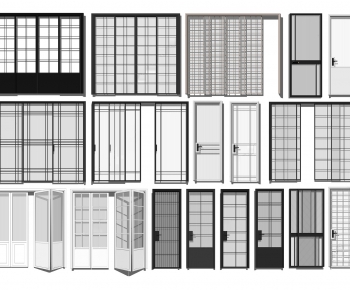 Modern Sliding Door-ID:251652009