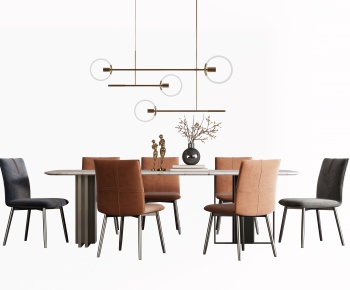 Modern Dining Table And Chairs-ID:921630989